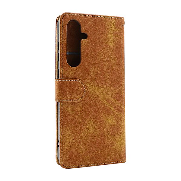 Zipper Standcase Wallet Samsung Galaxy A35 5G Grå
