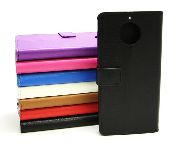 Standcase Wallet Moto G5s Svart