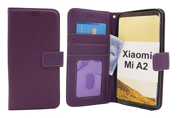 New Standcase Wallet Xiaomi Mi A2 Lila