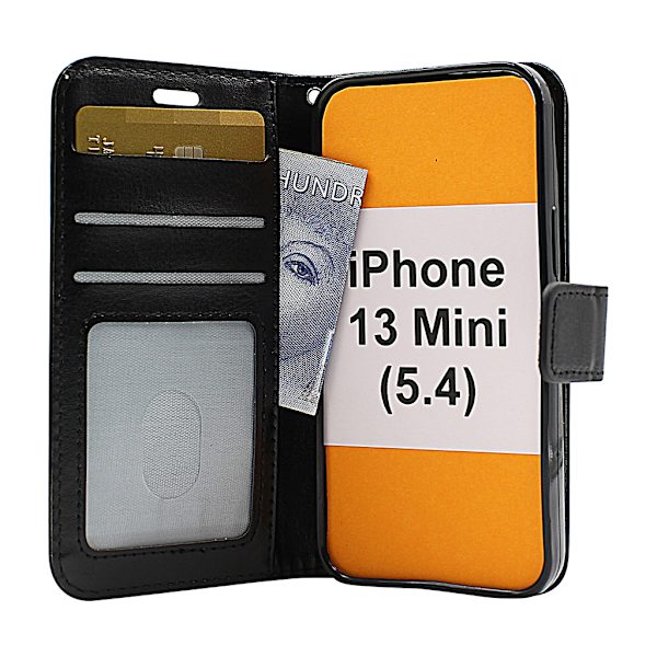 Crazy Horse Wallet iPhone 13 Mini (5.4) Turkos