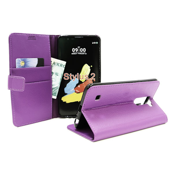 Standcase Wallet LG Stylus 2 (K520) Lila