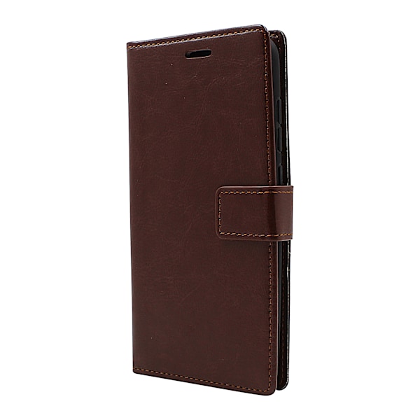 Crazy Horse Wallet Xiaomi Redmi Note 9 Brun