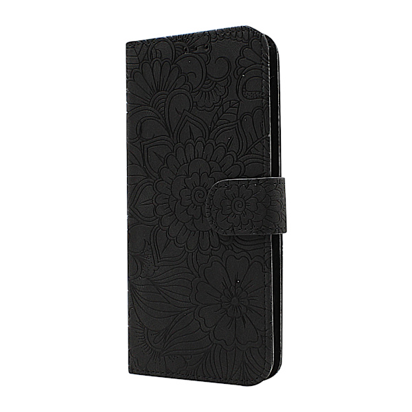 Flower Standcase Wallet Samsung Galaxy A14 5G Grå