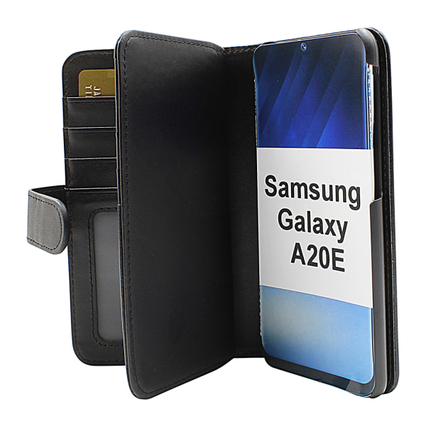 Skimblocker XL Wallet Samsung Galaxy A20e (A202F/DS) (Svart)