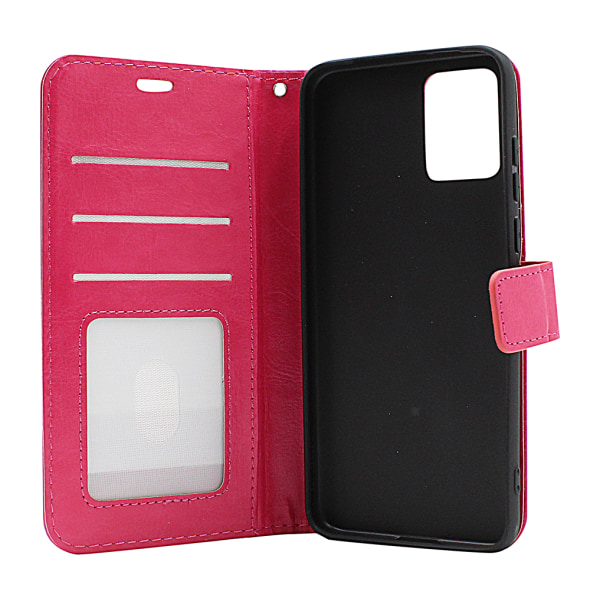 Crazy Horse Wallet Motorola Edge 30 Neo 5G Hotpink