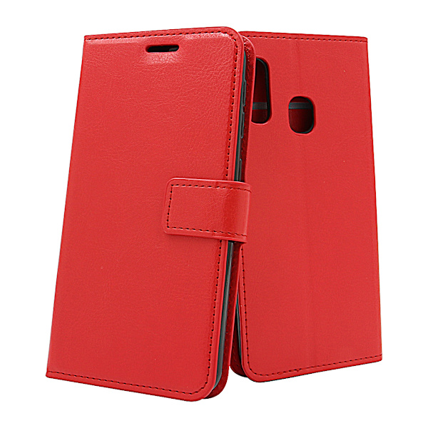 Crazy Horse Wallet Samsung Galaxy A20e (A202F/DS) Röd
