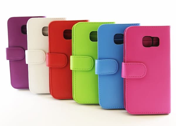 Plånboksfodral Samsung Galaxy S6 Edge (G925F) Hotpink