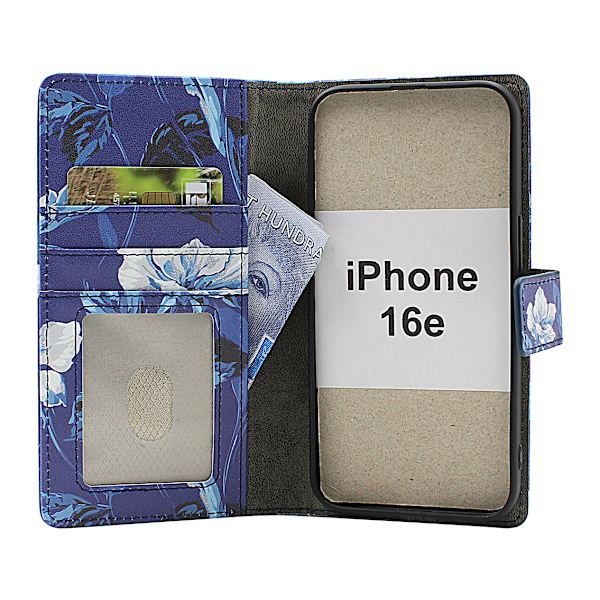 Skimblocker iPhone 16e Plånboksfodral Design