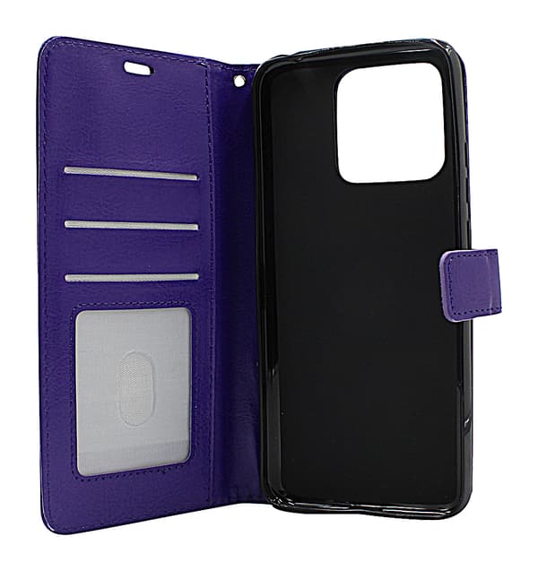 Crazy Horse Wallet Xiaomi Redmi 10C Brun