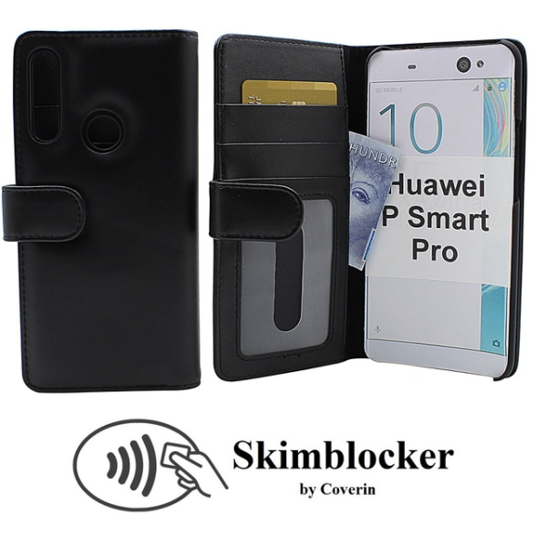 Skimblocker Plånboksfodral Huawei P Smart Pro