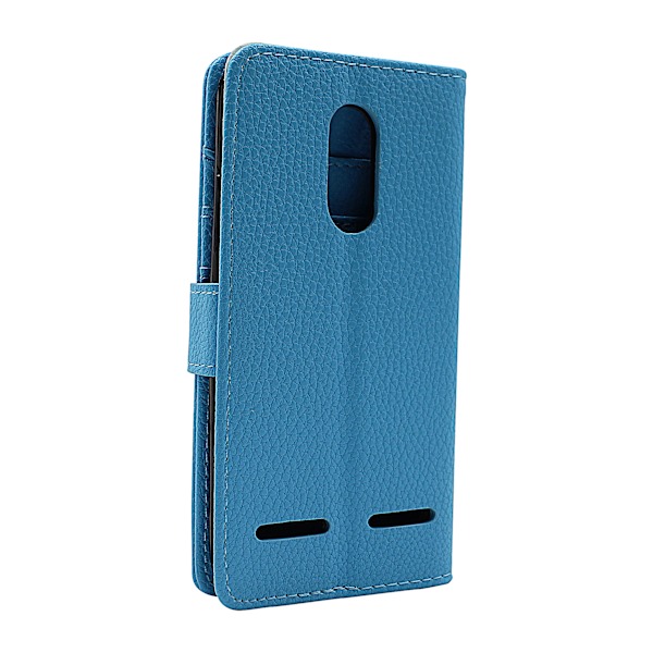 New Standcase Wallet Lenovo K6 (K33a48 / K33a42) Ljusblå