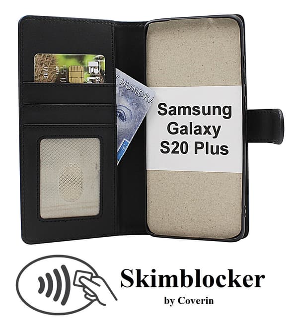 Skimblocker Samsung Galaxy S20 Plus 5G Magnet Plånbok