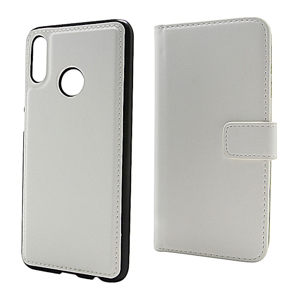 Skimblocker Magnet Wallet Huawei P Smart 2019 Vit