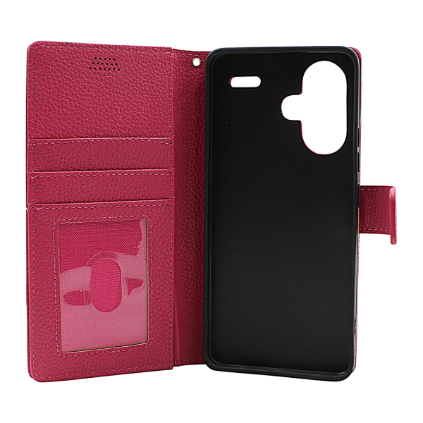 New Standcase Wallet Xiaomi Redmi Note 13 Pro+ 5G Röd