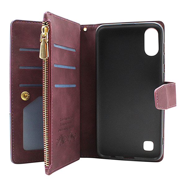 XL Standcase Lyxfodral Samsung Galaxy A10 (A105F/DS) Svart