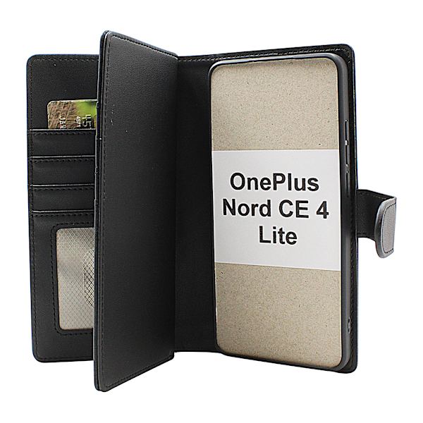 Skimblocker OnePlus Nord CE 4 Lite XL Plånboksfodral Svart