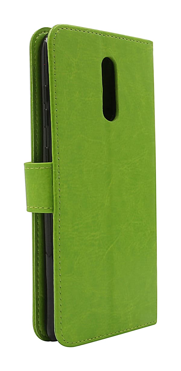 Crazy Horse Wallet Nokia 3.2 Grön