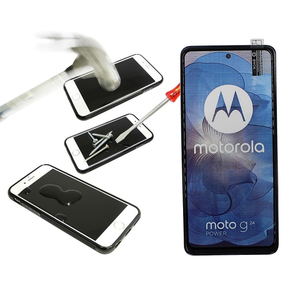 Full Frame Glas skydd Motorola Moto G24 Power