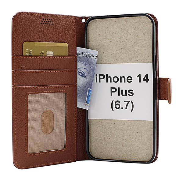 New Standcase Wallet iPhone 14 Plus (6.7) Svart