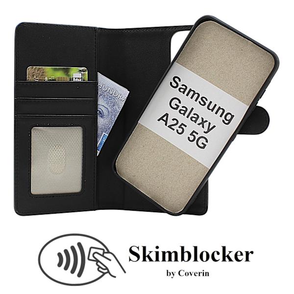 Skimblocker Samsung Galaxy A25 5G Magnet Plånboksfodral