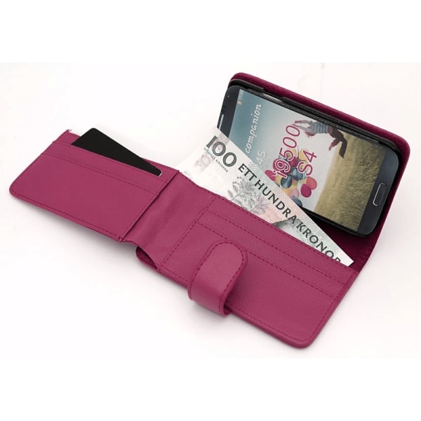 Plånboksfodral XXL Samsung Galaxy S3 (i9300) Hotpink