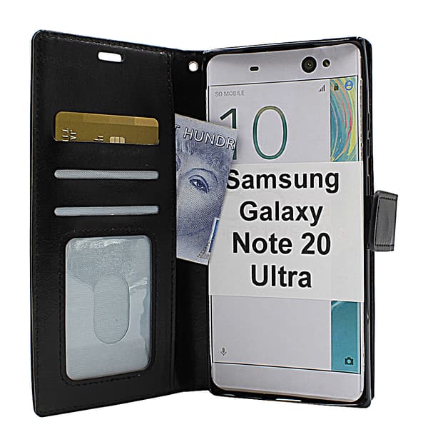 Crazy Horse Wallet Samsung Galaxy Note 20 Ultra Turkos