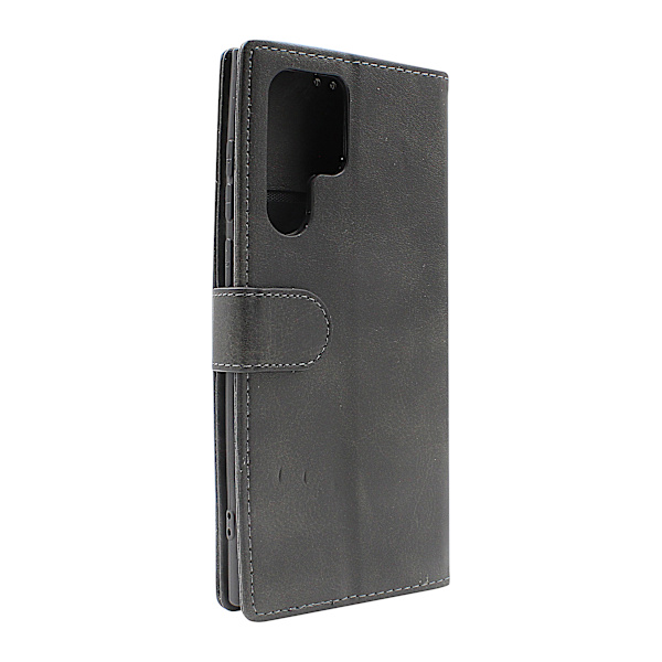 Zipper Standcase Wallet Samsung Galaxy S22 Ultra 5G Svart