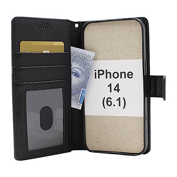 New Standcase Wallet iPhone 14 (6.1) Brun