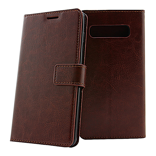 Crazy Horse Wallet Samsung Galaxy S10 (G973F) Brun