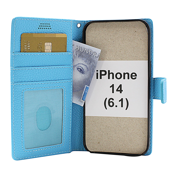 New Standcase Wallet iPhone 14 (6.1) Hotpink