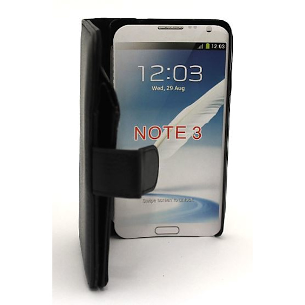 Plånboksfodral XXL Samsung Galaxy Note 3 Svart