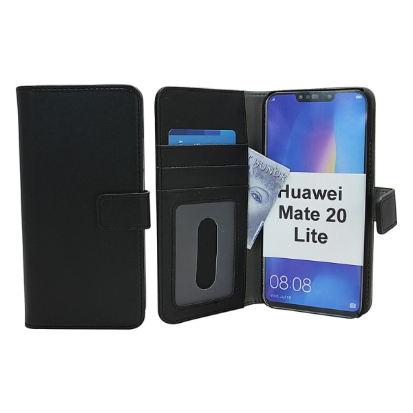 Skimblocker Magnet Wallet Huawei Mate 20 Lite Hotpink