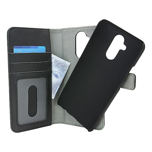 Skimblocker Magnet Wallet Huawei Mate 20 Lite Svart