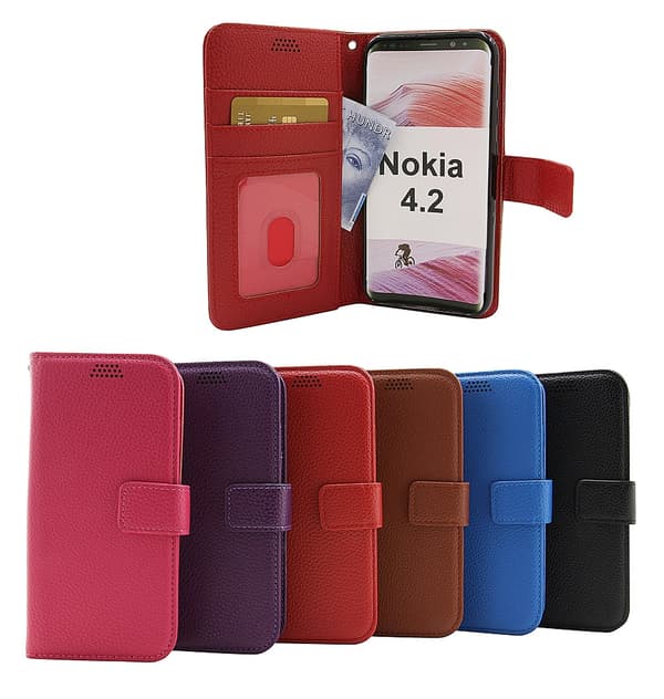 New Standcase Wallet Nokia 4.2 Lila