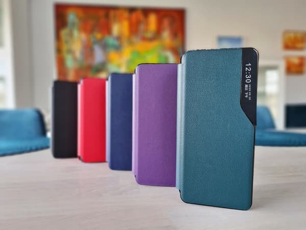 Smart Flip Cover Samsung Galaxy A12 (A125F/DS) Röd