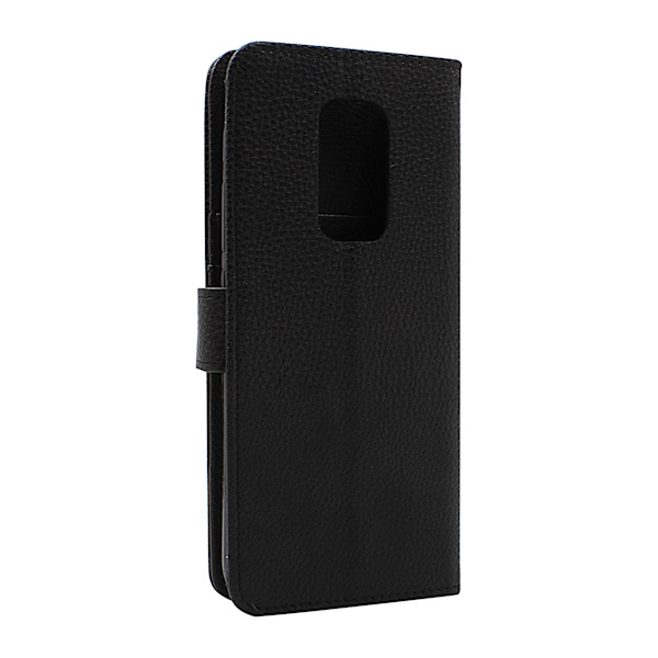 New Standcase Wallet Motorola Moto E7 Plus (Svart) Ljusblå