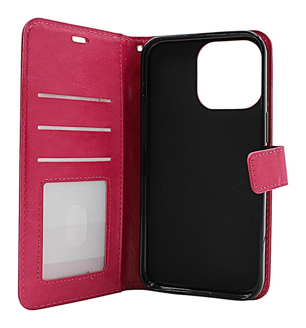 Crazy Horse Wallet iPhone 15 Pro Max Grön