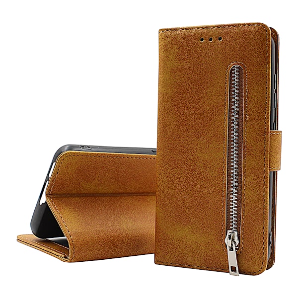 Zipper Standcase Wallet Google Pixel 8a 5G Grå