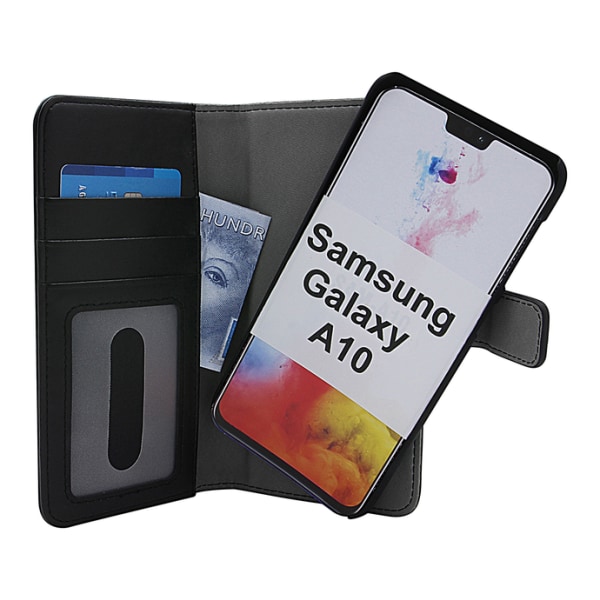 Skimblocker Magnet Wallet Samsung Galaxy A10 (A105F/DS) Svart