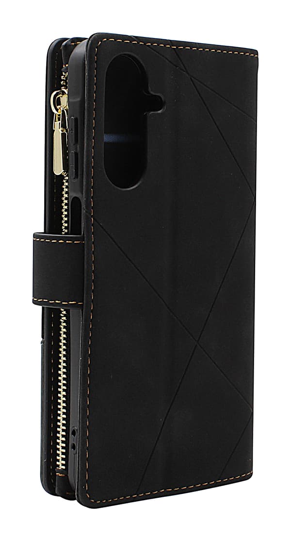 XL Samsung Galaxy A26 Lyx Plånboksfodral Marinblå