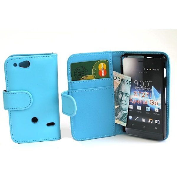 Plånboksfodral Sony Xperia Go ST27i Svart