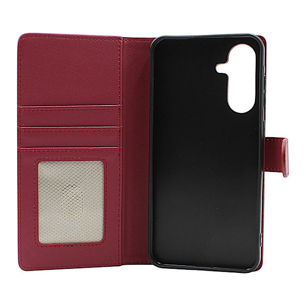Skimblocker Samsung Galaxy A56 Plånboksfodral Brun