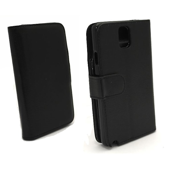 Plånboksfodral XXL Samsung Galaxy Note 3 Svart