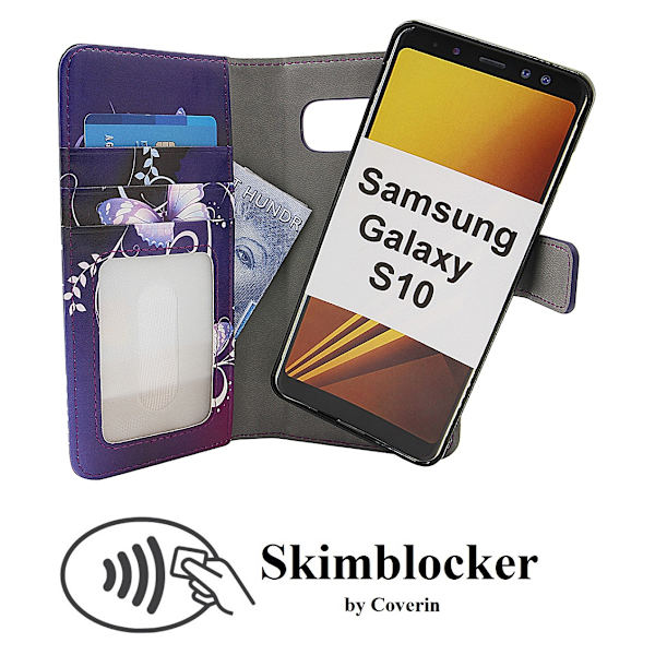 Skimblocker Magnet Designwallet Samsung Galaxy S10 (G973F)