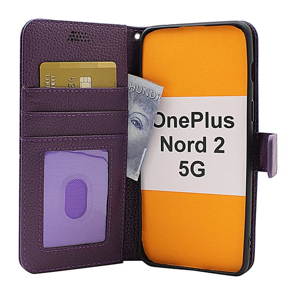 New Standcase Wallet OnePlus Nord 2 5G Röd