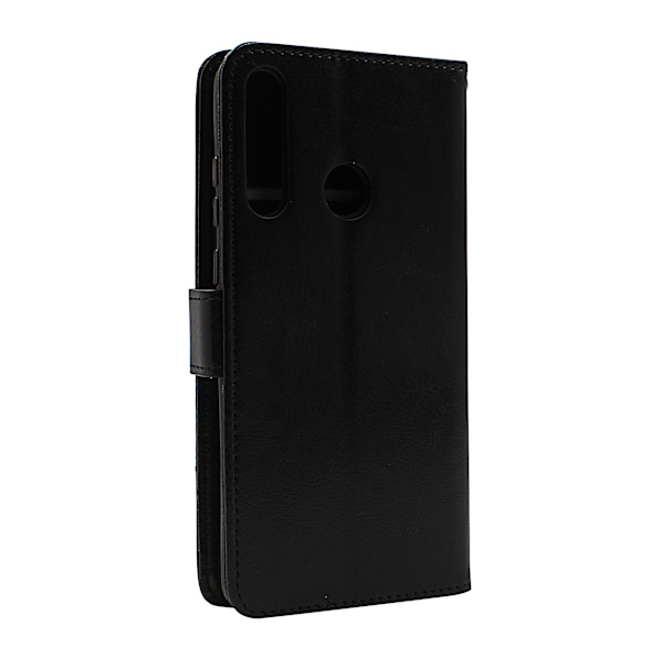 Crazy Horse Wallet Huawei Y6p (Svart) Brun