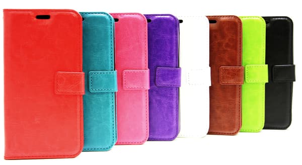 Crazy Horse Wallet Huawei Y5 II Lila