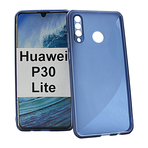 S-Line skal Huawei P30 Lite Mörkblå