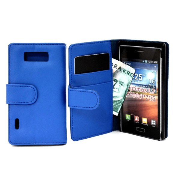 Plånboksfodral LG Optimus L7 Blå