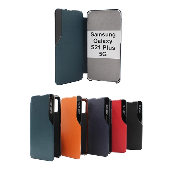 Smart Flip Cover Samsung Galaxy S21 Plus 5G (G996B) Svart